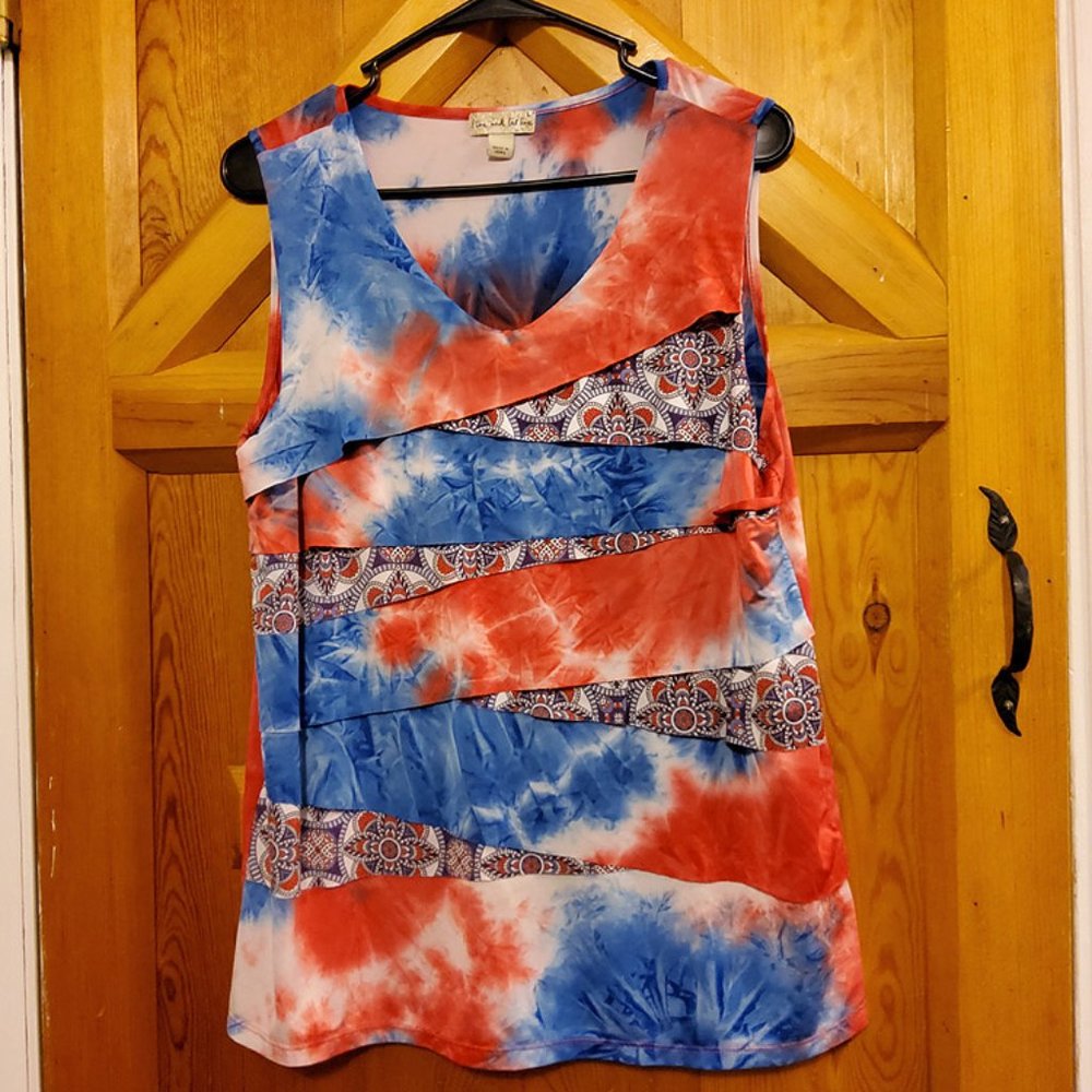 Live and Let Live Sleeveless Tiered Top